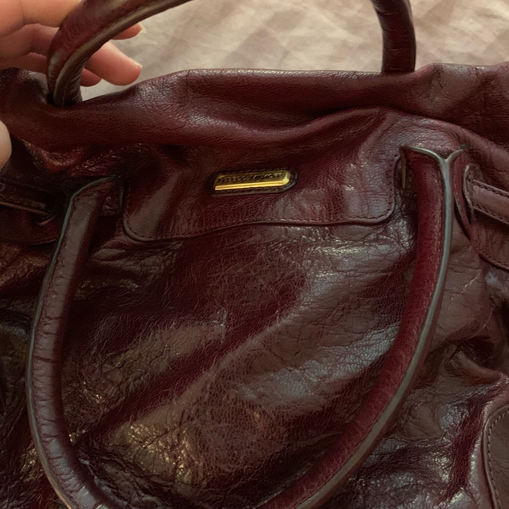 Rebecca minkoff satchel (burgundy)